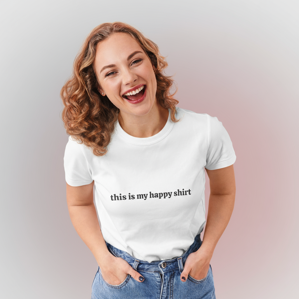 This is My Happy Shirt - Unisex Cotton Tee